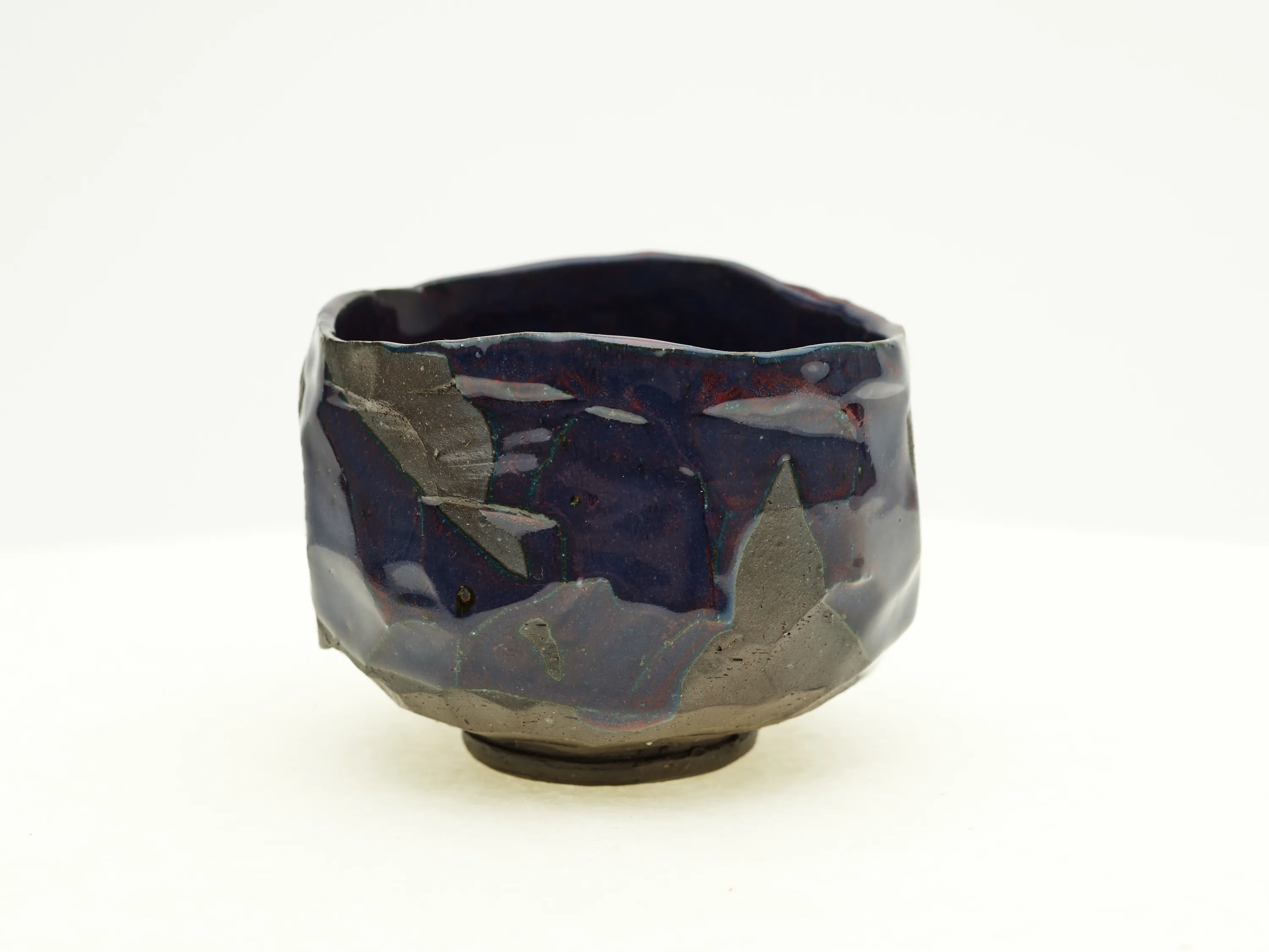 Sapphire Shino Chawan — view 2